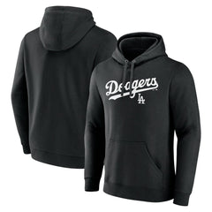 Black Los Angeles Dodgers Series Sweep Pullover Hoodie