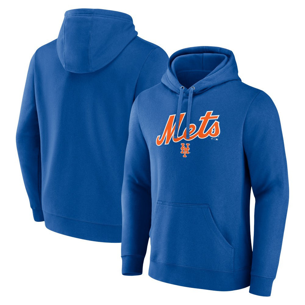 Royal New York Mets Series Sweep Pullover Hoodie