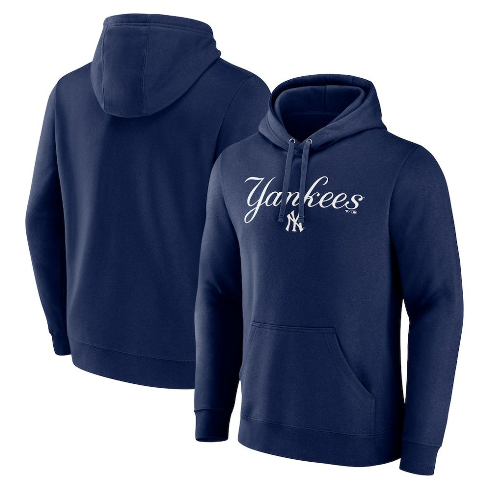 Navy New York Yankees Series Sweep Pullover Hoodie