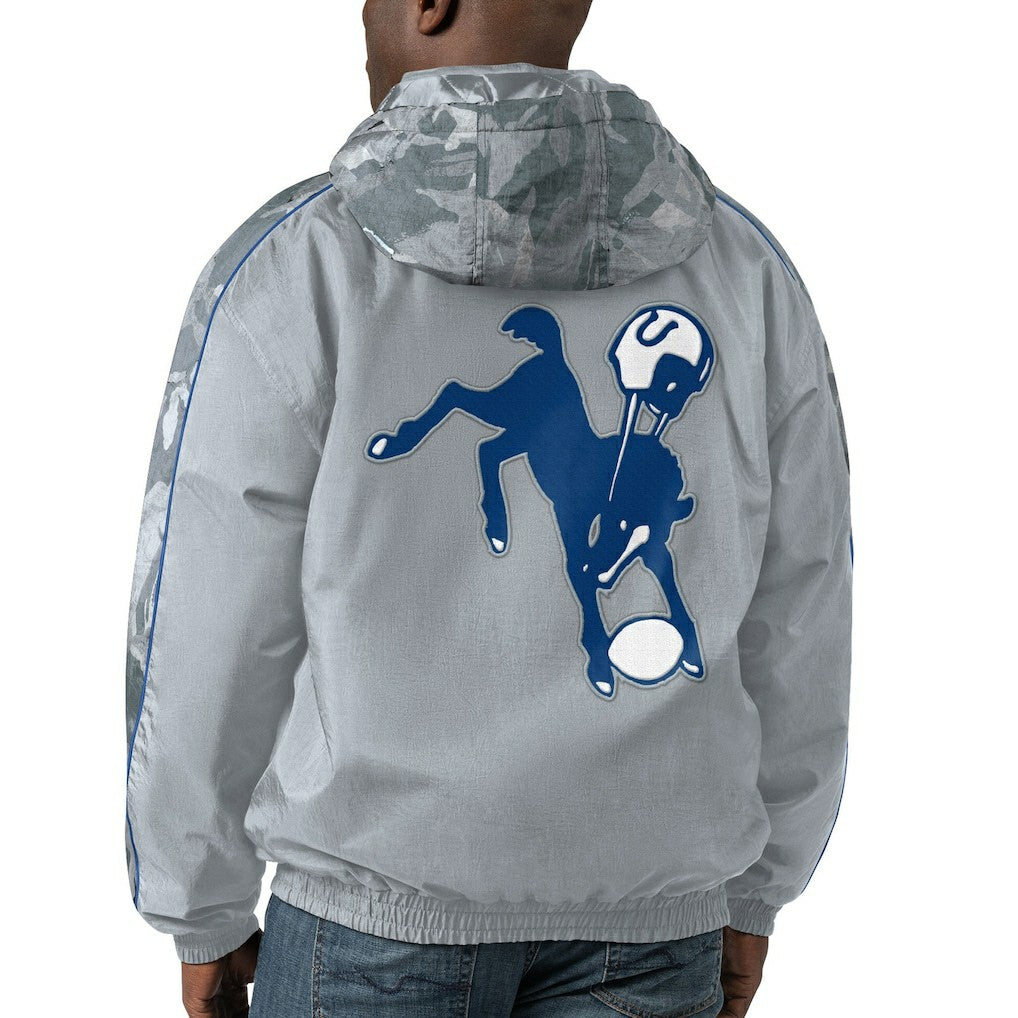 Starter Thursday Night Gridiron Throwback Full-Zip Jacket - Indianapolis Colts Jackets