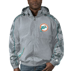 Starter Thursday Night Gridiron Throwback Full-Zip Jacket - Miami Dolphins Jackets