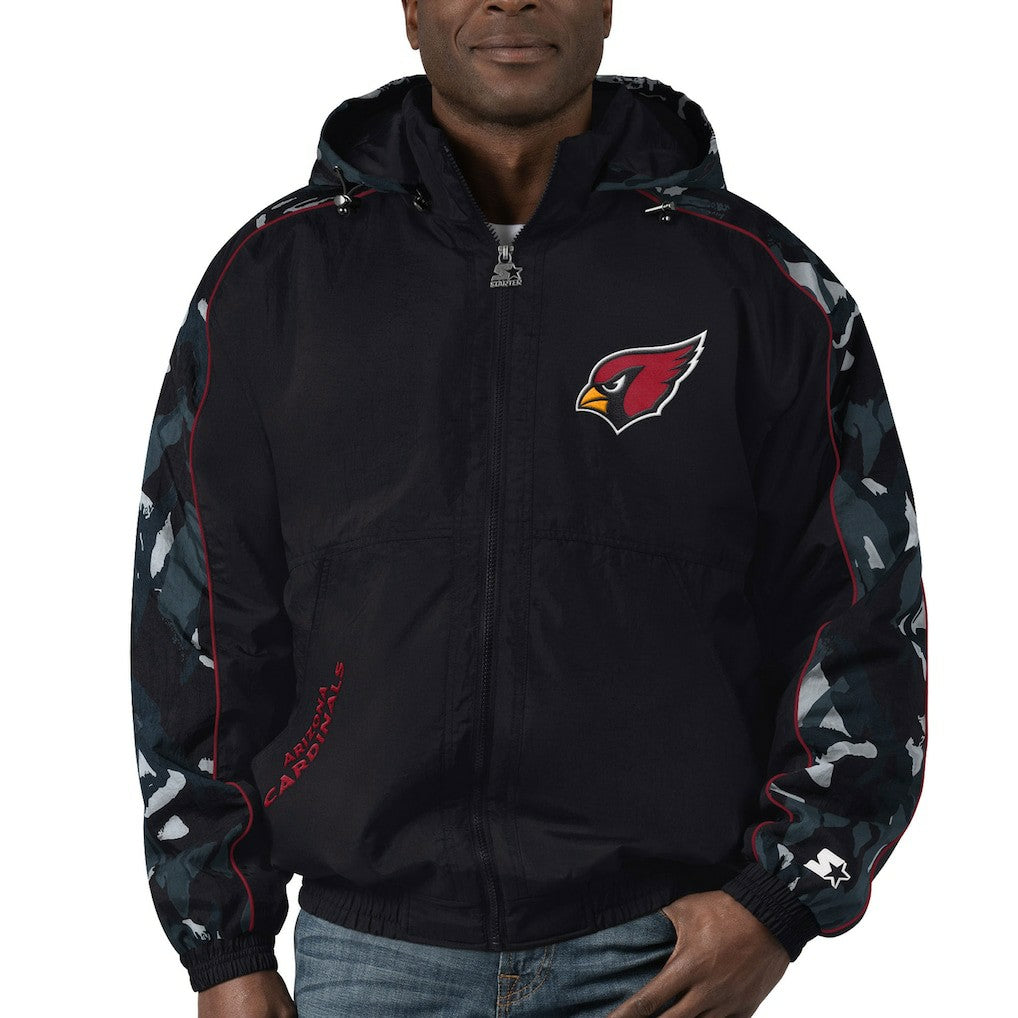 Starter Thursday Night Gridiron Full-Zip Hoodie - Arizona Cardinals Hoodies