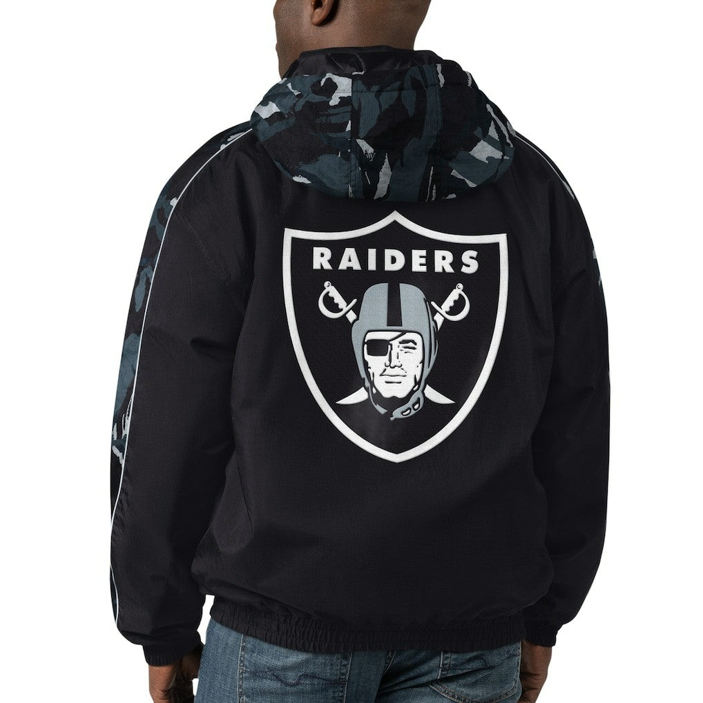 Starter Thursday Night Gridiron Full-Zip Hoodie - Las Vegas Raiders Hoodies