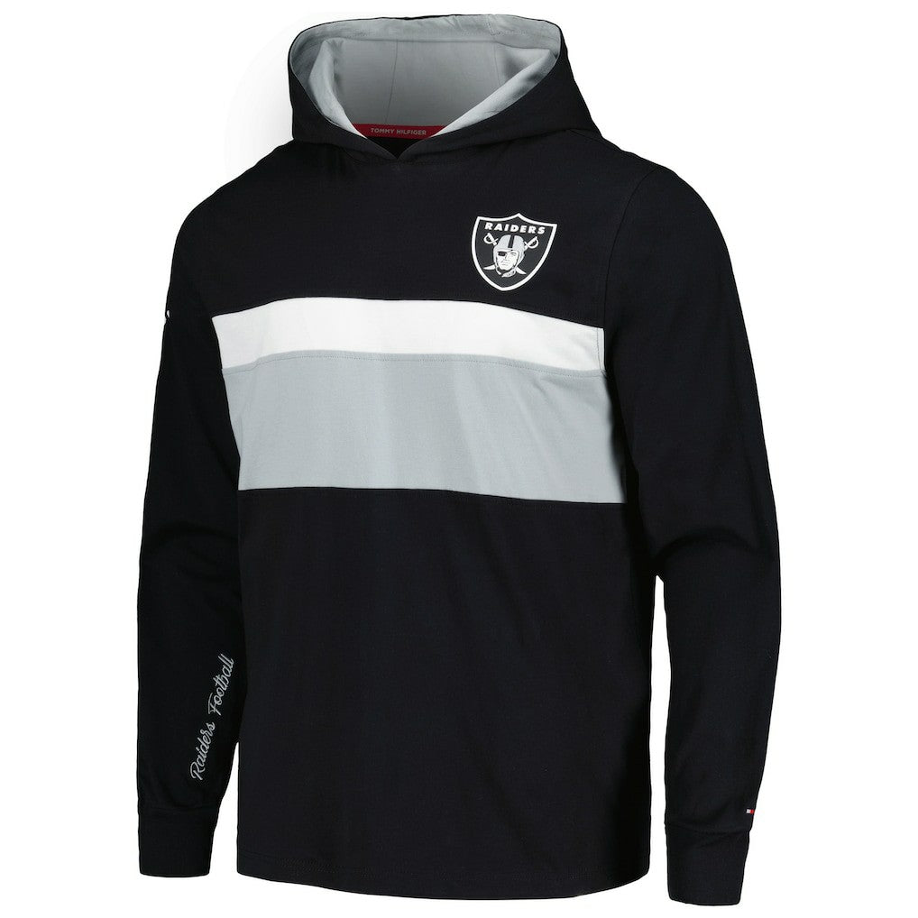 Tommy Hilfiger Morgan Long Sleeve Hoodie T-Shirt - Las Vegas Raiders Hoodies