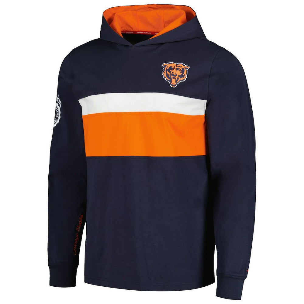 Tommy Hilfiger Morgan Long Sleeve Hoodie T-Shirt - Chicago Bears Hoodies