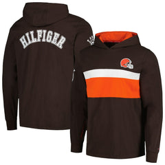 Tommy Hilfiger Morgan Long Sleeve Hoodie T-Shirt - Cleveland Browns Hoodies