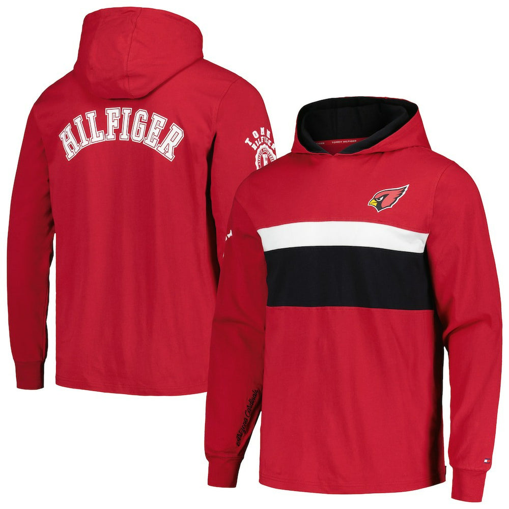 Tommy Hilfiger Morgan Long Sleeve Hoodie T-Shirt - Arizona Cardinals Hoodies
