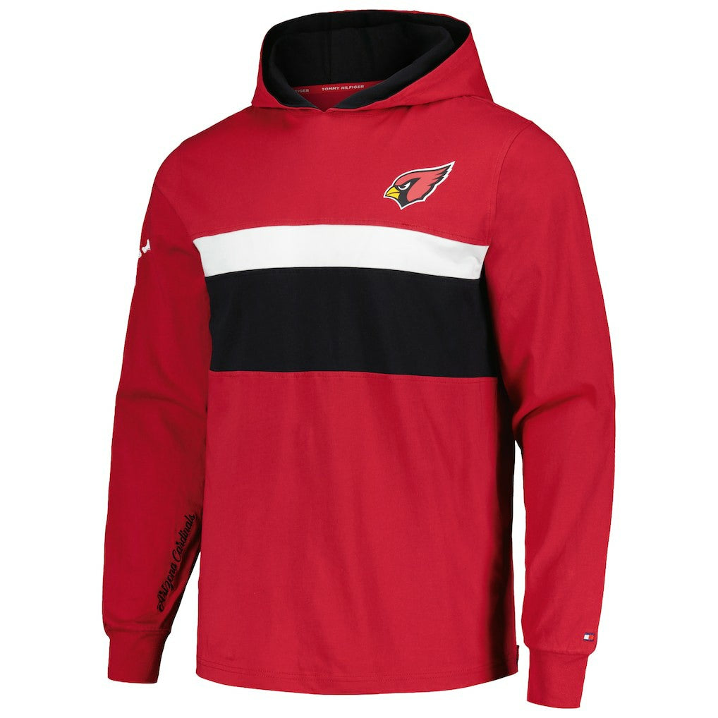 Tommy Hilfiger Morgan Long Sleeve Hoodie T-Shirt - Arizona Cardinals Hoodies