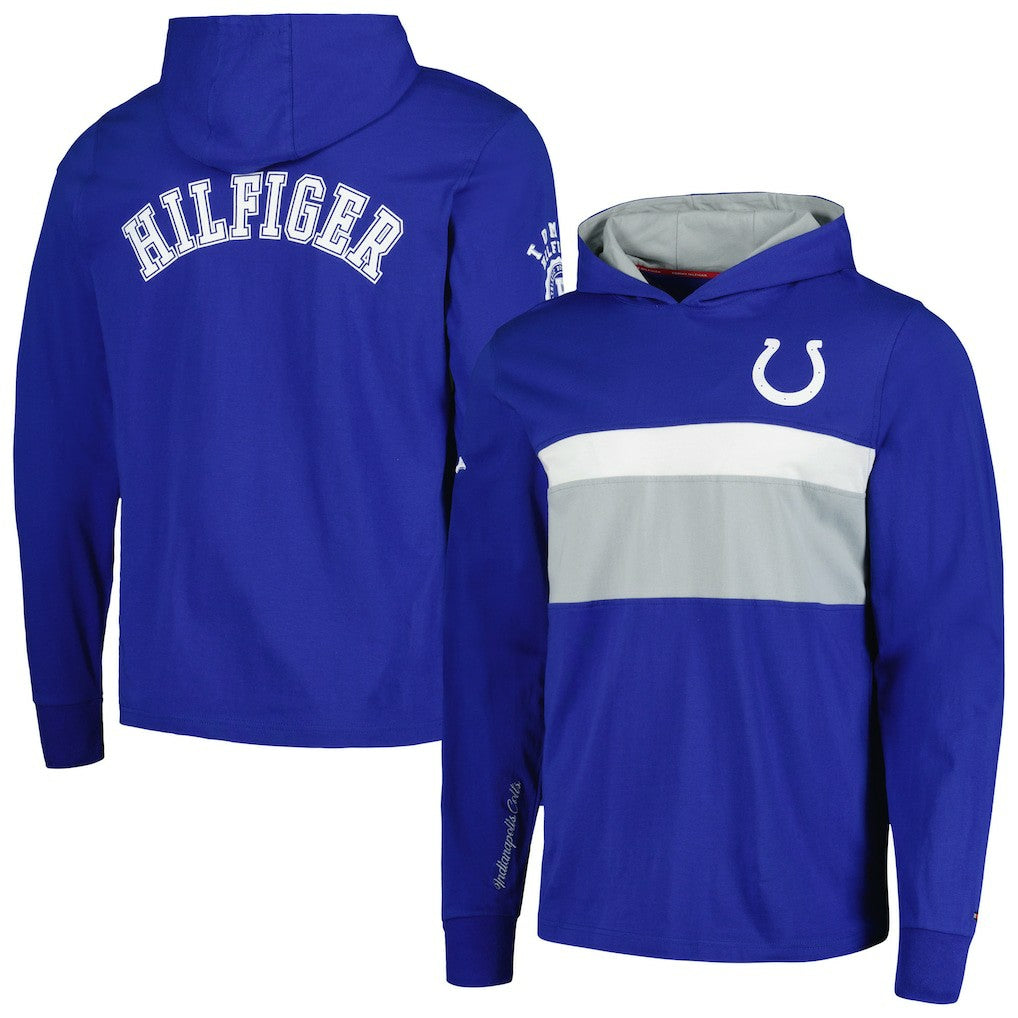 Tommy Hilfiger Morgan Long Sleeve Hoodie T-Shirt - Indianapolis Colts Hoodies