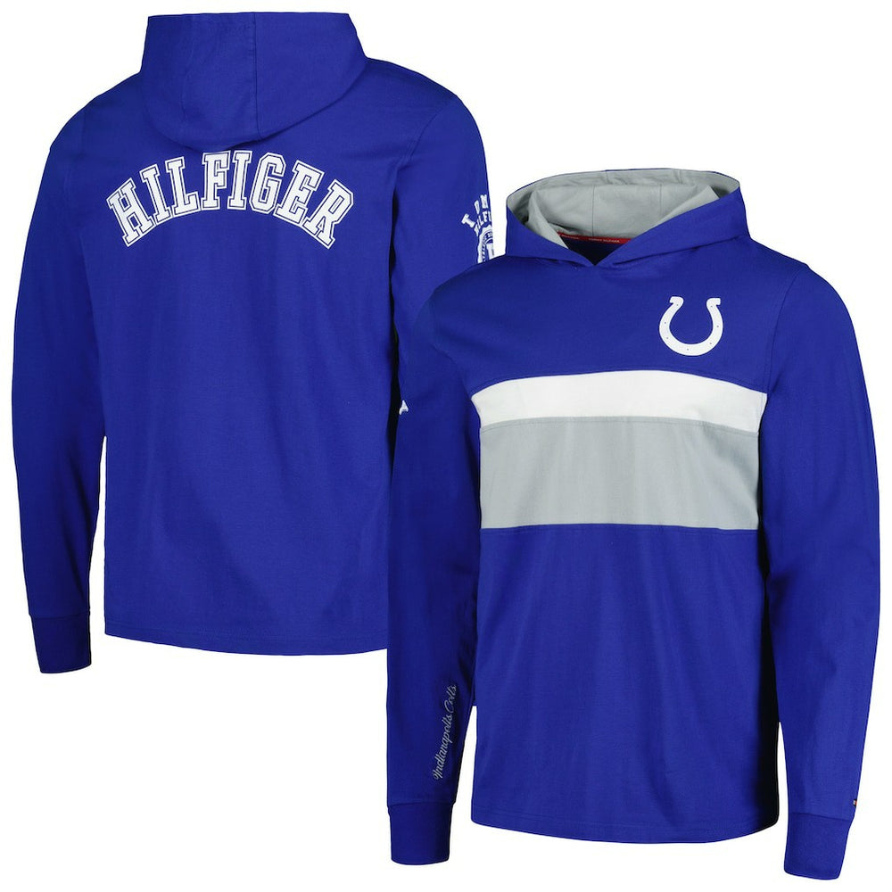 Tommy Hilfiger Morgan Long Sleeve Hoodie T-Shirt - Indianapolis Colts Hoodies