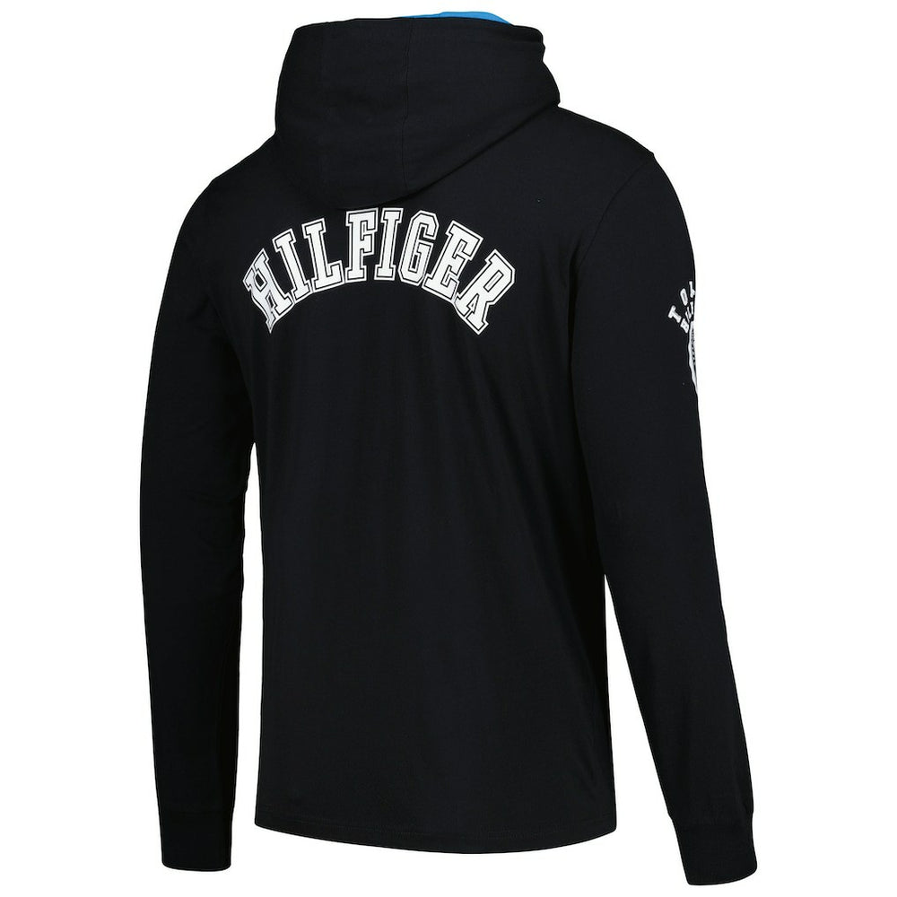 Tommy Hilfiger Morgan Long Sleeve Hoodie T-Shirt - Carolina Panthers Hoodies