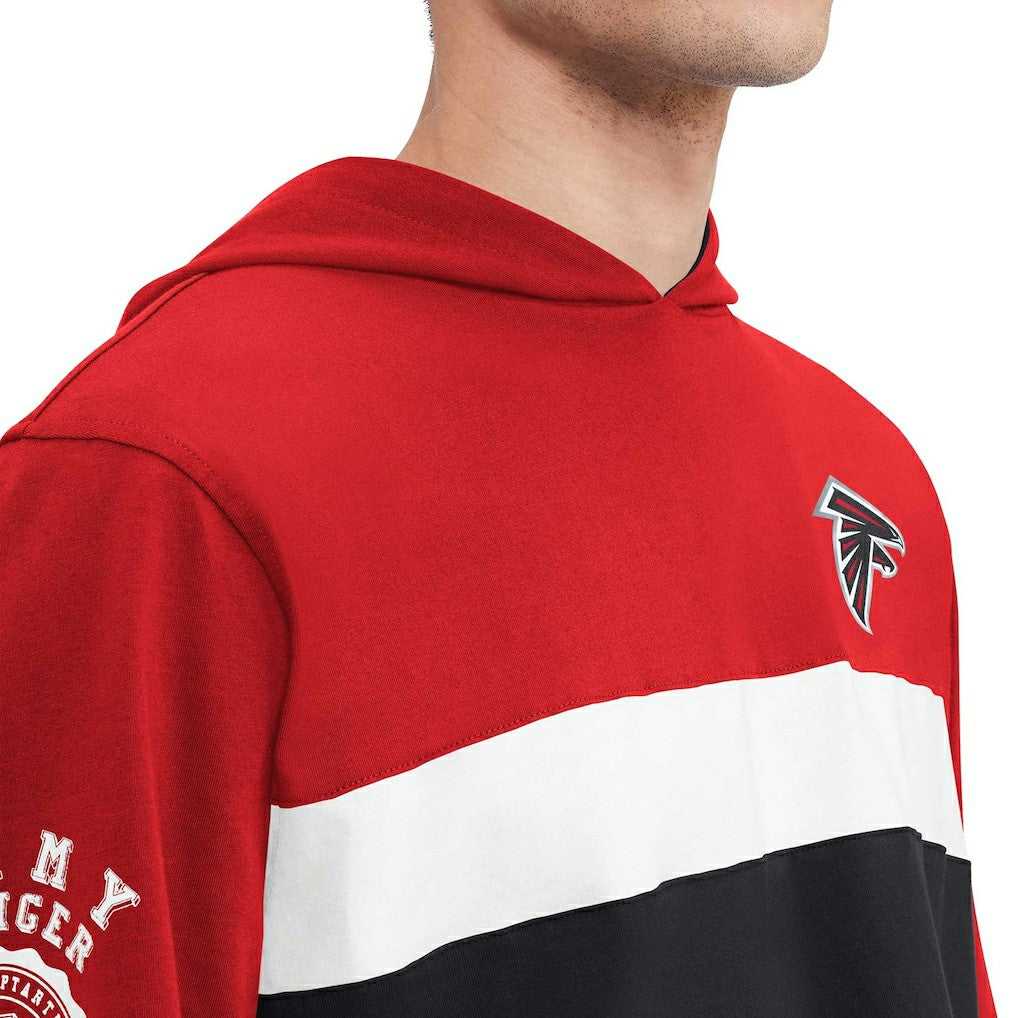 Tommy Hilfiger Morgan Long Sleeve Hoodie T-Shirt - Atlanta Falcons Hoodies