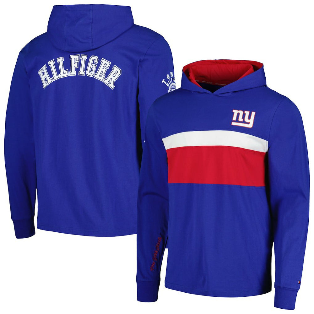 Tommy Hilfiger Morgan Long Sleeve Hoodie T-Shirt - New York Giants Hoodies