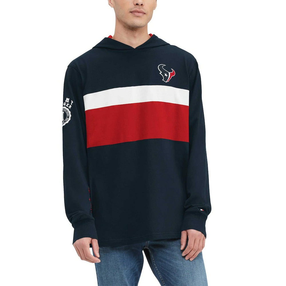 Tommy Hilfiger Morgan Long Sleeve Hoodie T-Shirt - Houston Texans Hoodies