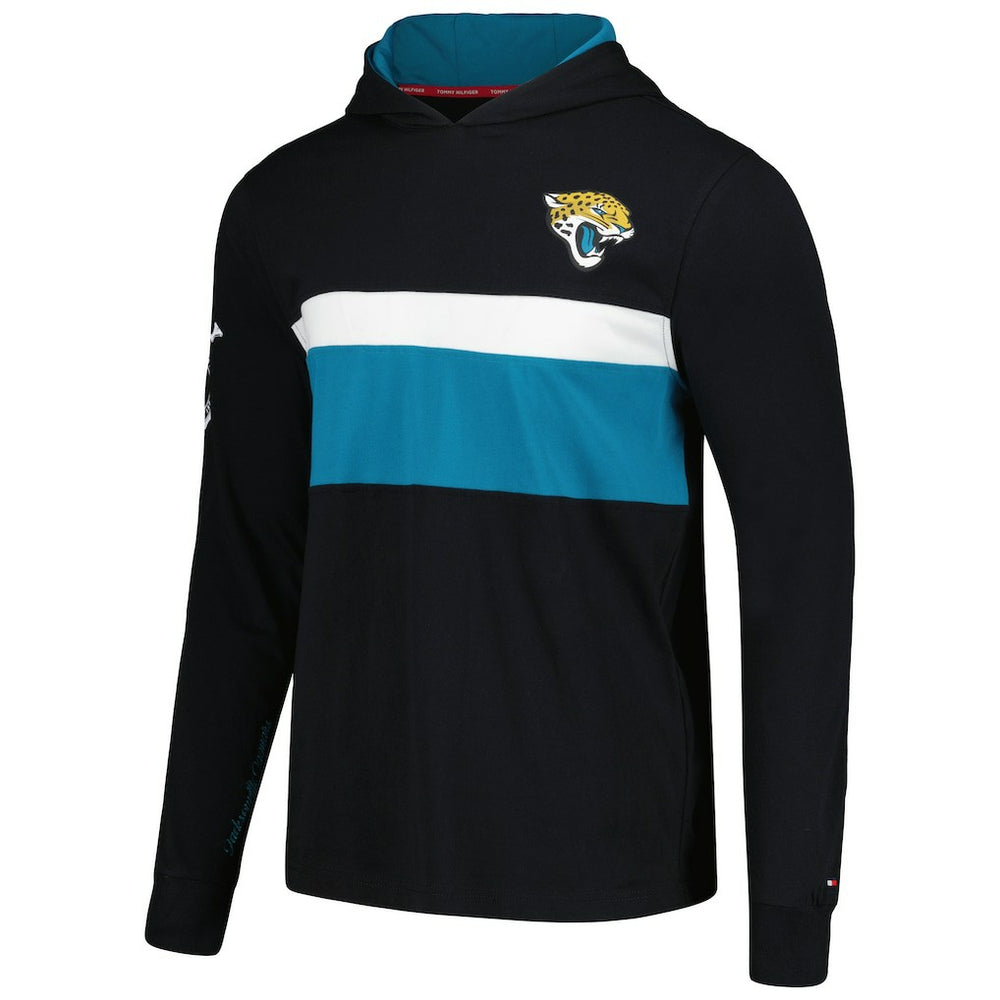 Tommy Hilfiger Morgan Long Sleeve Hoodie T-Shirt - Jacksonville Jaguars Hoodies