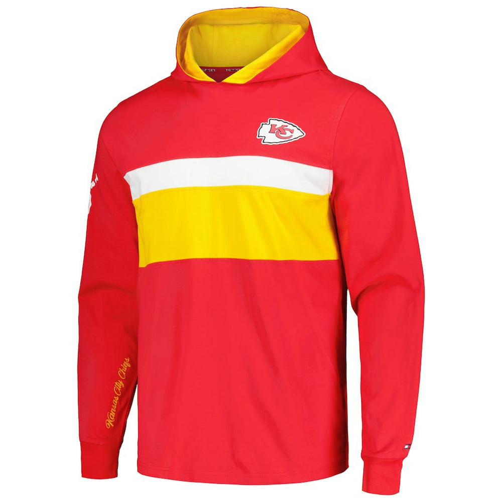 Tommy Hilfiger Morgan Long Sleeve Hoodie T-Shirt - Kansas City Chiefs Hoodies