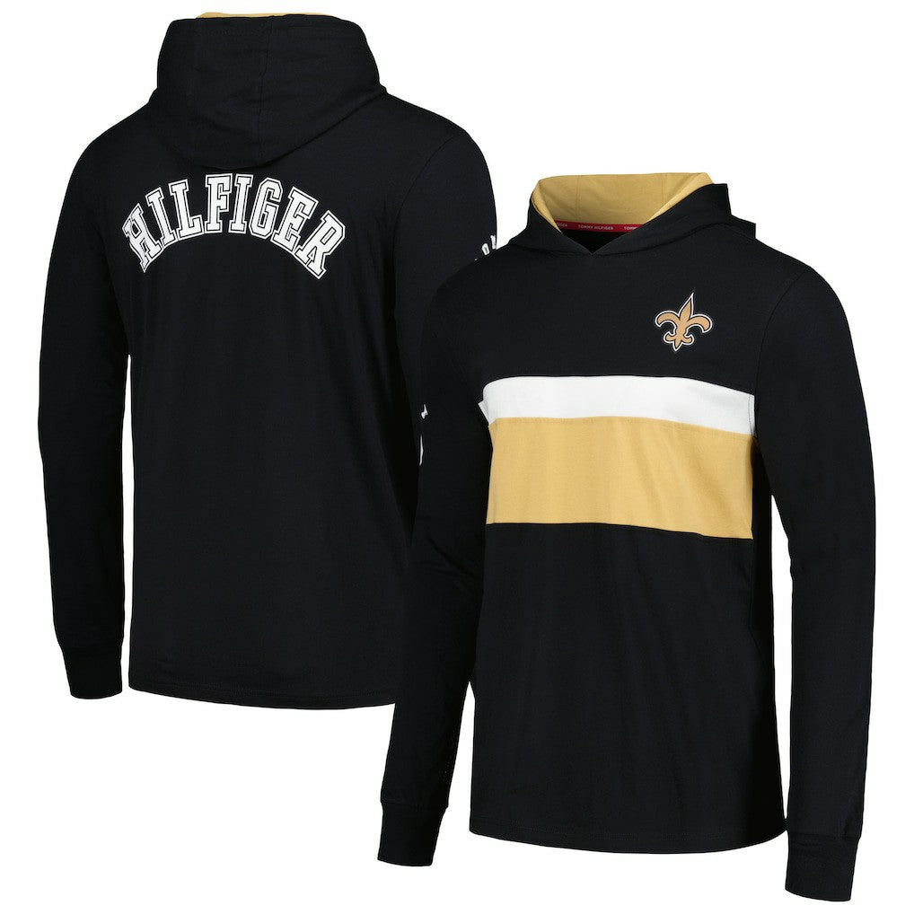Tommy Hilfiger Morgan Long Sleeve Hoodie T-Shirt - New Orleans Saints Hoodies