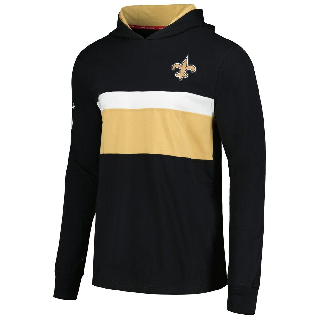 Tommy Hilfiger Morgan Long Sleeve Hoodie T-Shirt - New Orleans Saints Hoodies
