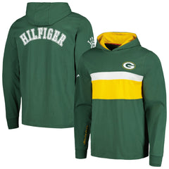 Tommy Hilfiger Morgan Long Sleeve Hoodie T-Shirt - Green Bay Packers Hoodies