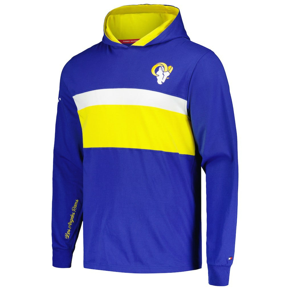 Tommy Hilfiger Morgan Long Sleeve Hoodie T-Shirt - Los Angeles Rams Hoodies