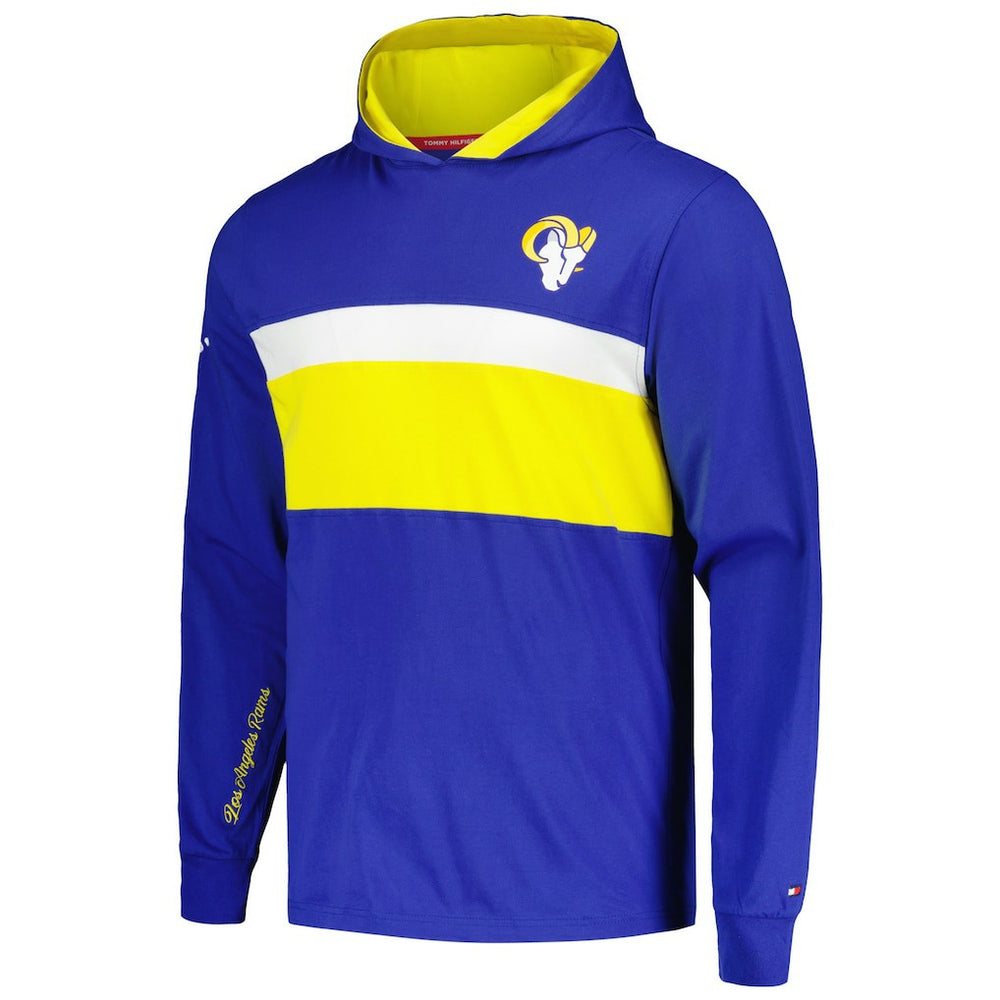 Tommy Hilfiger Morgan Long Sleeve Hoodie T-Shirt - Los Angeles Rams Hoodies