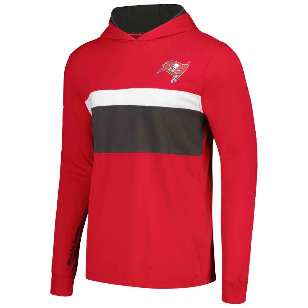 Tommy Hilfiger Morgan Long Sleeve Hoodie T-Shirt - Tampa Bay Buccaneers Hoodies