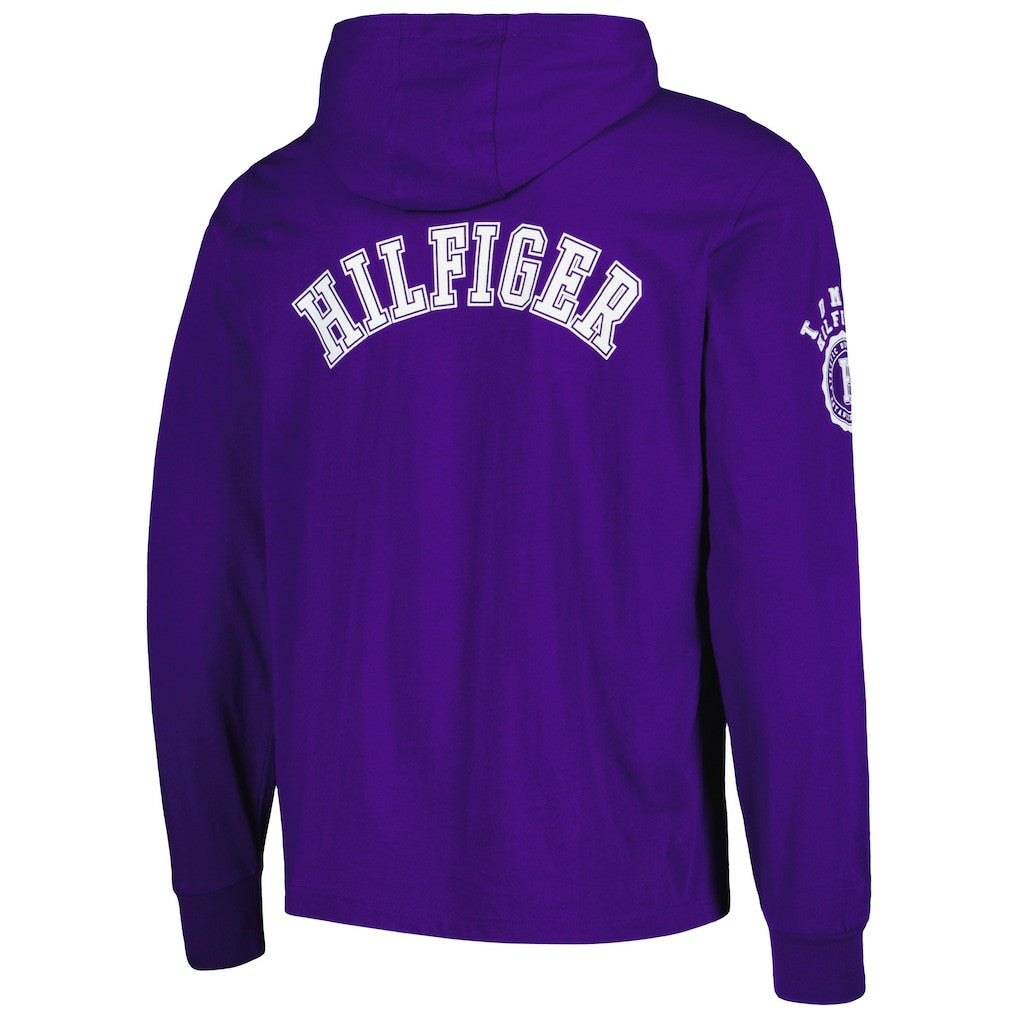 Tommy Hilfiger Morgan Long Sleeve Hoodie T-Shirt - Minnesota Vikings Hoodies