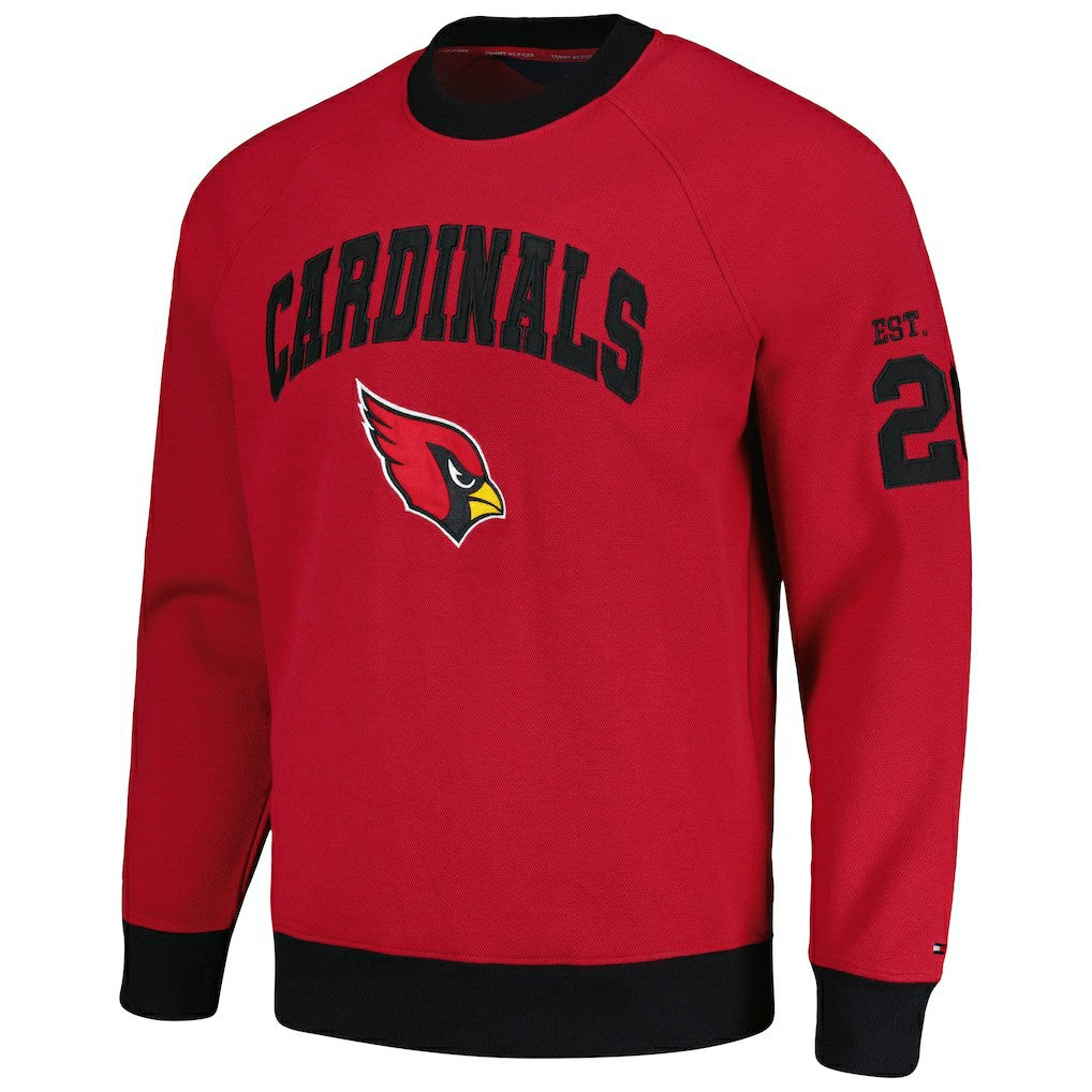 Tommy Hilfiger Reese Raglan Tri-Blend Pullover Sweatshirt - Arizona Cardinals Pullover
