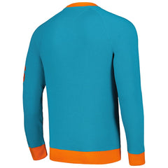 Tommy Hilfiger Reese Raglan Tri-Blend Pullover Sweatshirt - Miami Dolphins Pullover