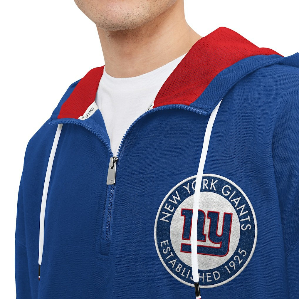 Tommy Hilfiger Aaron Quarter-Zip Hoodie - New York Giants Hoodies