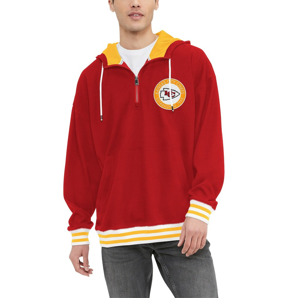 Tommy Hilfiger Aaron Quarter-Zip Hoodie - Kansas City Chiefs Hoodies