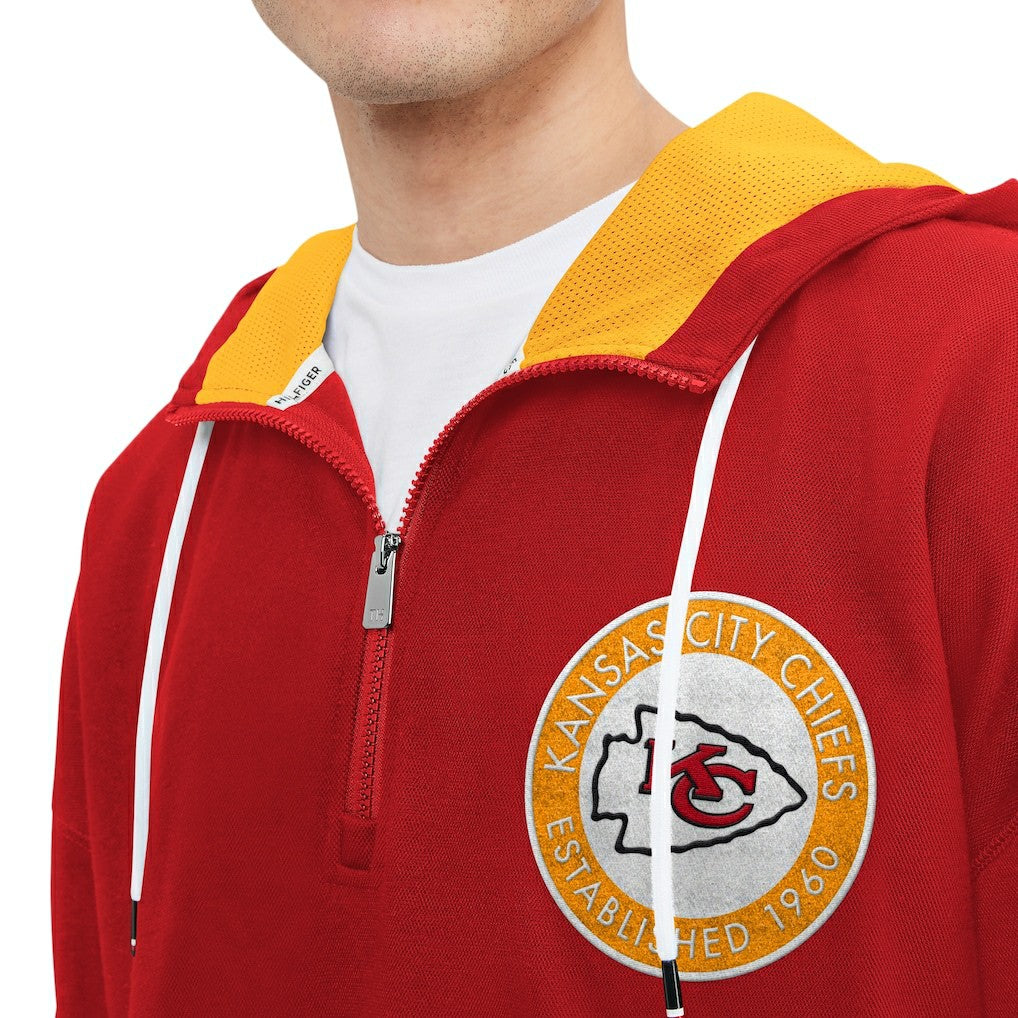 Tommy Hilfiger Aaron Quarter-Zip Hoodie - Kansas City Chiefs Hoodies