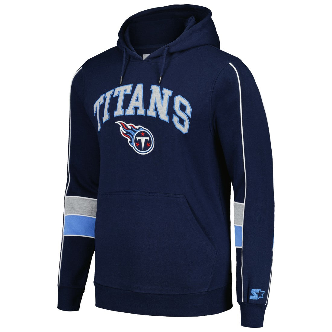 Starter Captain Pullover Hoodie - Tennessee Titans Hoodies