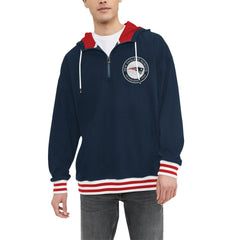 Tommy Hilfiger Aaron Quarter-Zip Hoodie - New England Patriots Hoodies