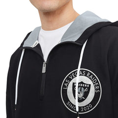 Tommy Hilfiger Aaron Quarter-Zip Hoodie - Las Vegas Raiders Hoodies