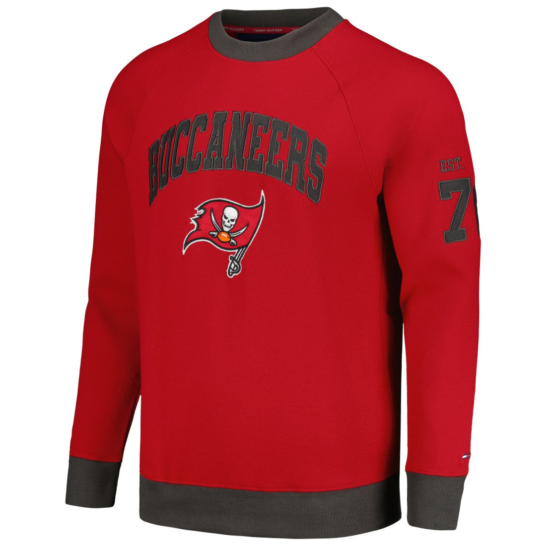 Tommy Hilfiger Reese Raglan Tri-Blend Pullover Sweatshirt - Tampa Bay Buccaneers Pullover