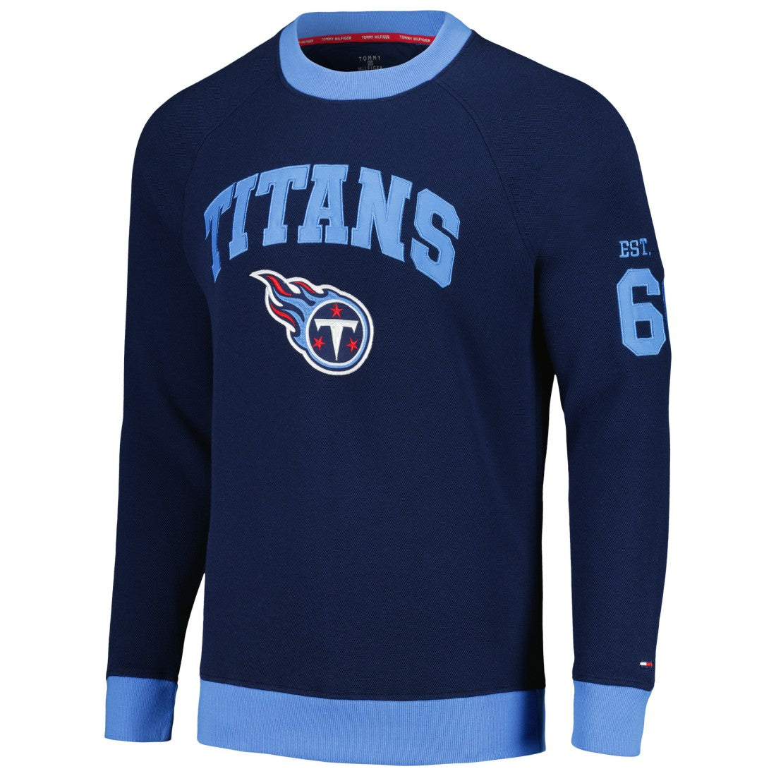 Tommy Hilfiger Reese Raglan Tri-Blend Pullover Sweatshirt - Tennessee Titans Pullover