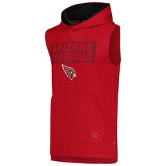 MSX by Michael Strahan Marathon Sleeveless Pullover Hoodie - Arizona Cardinals Hoodies