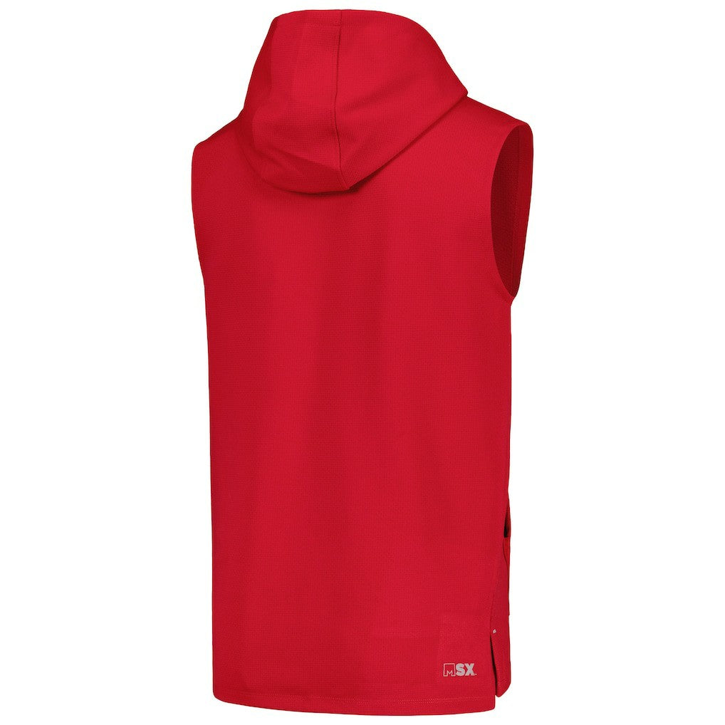 MSX by Michael Strahan Marathon Sleeveless Pullover Hoodie - Arizona Cardinals Hoodies