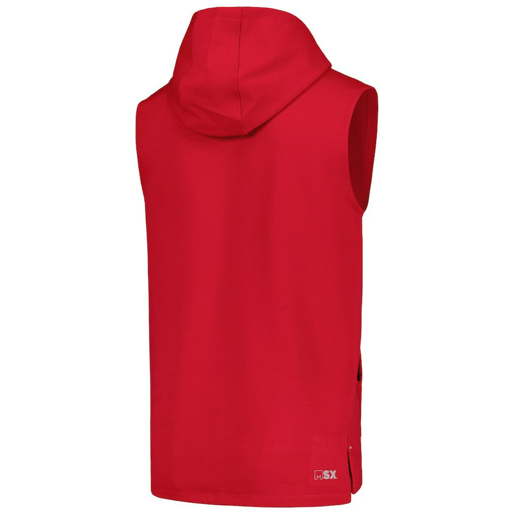 MSX by Michael Strahan Marathon Sleeveless Pullover Hoodie - Arizona Cardinals Hoodies