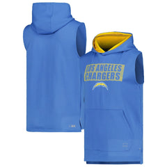 MSX by Michael Strahan Marathon Sleeveless Pullover Hoodie - Los Angeles Chargers Hoodies