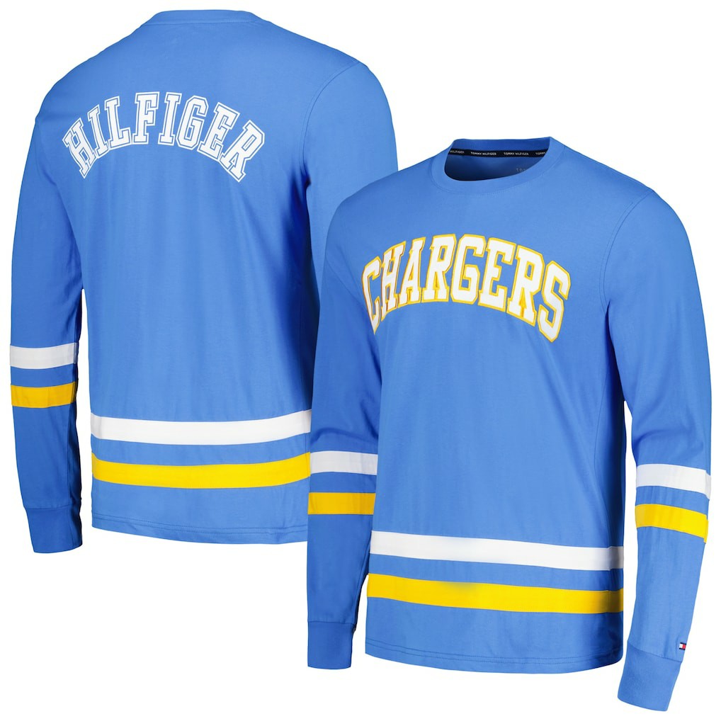 Tommy Hilfiger Nolan Long Sleeve T-Shirt - Los Angeles Chargers T-shirts