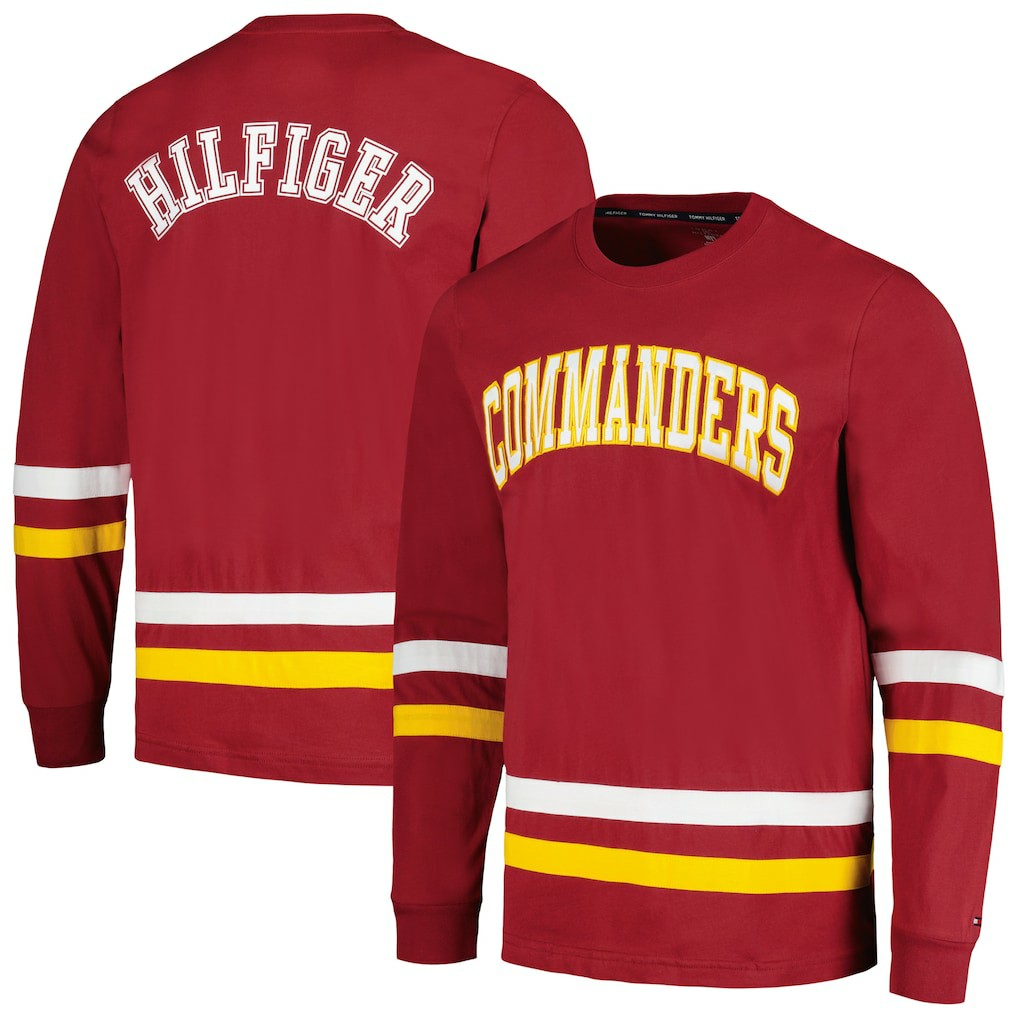 Tommy Hilfiger Nolan Long Sleeve T-Shirt - Washington Commanders T-shirts