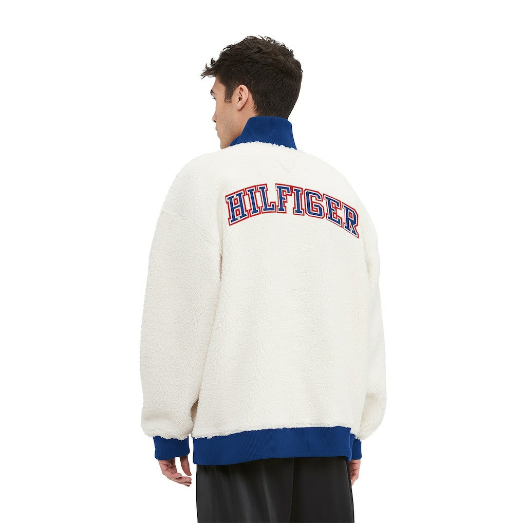 Tommy Hilfiger Jordan Sherpa Quarter-Zip Sweatshirt - Buffalo Bills Sweatshirts
