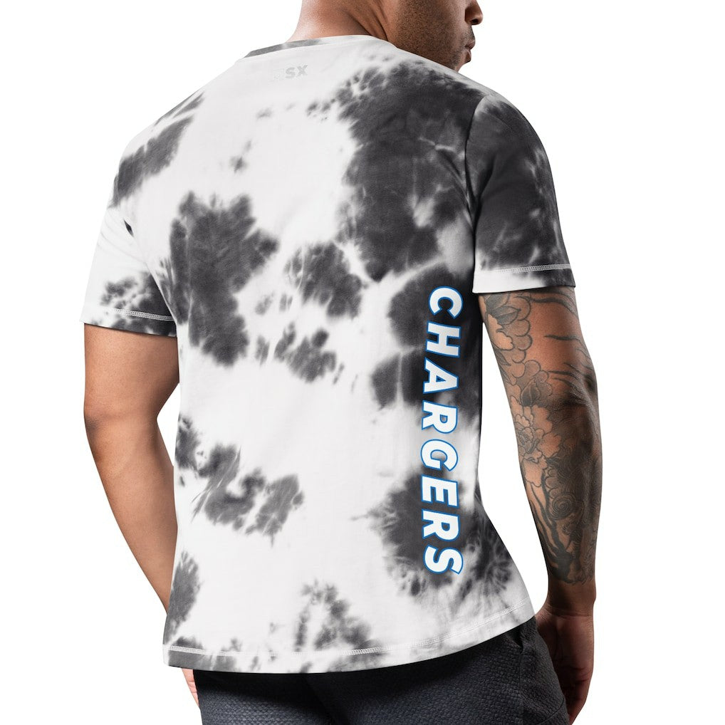 MSX by Michael Strahan Freestyle Tie-Dye T-Shirt - Los Angeles Chargers T-shirts