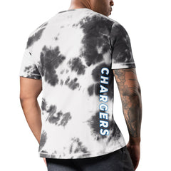 MSX by Michael Strahan Freestyle Tie-Dye T-Shirt - Los Angeles Chargers T-shirts