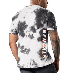 MSX by Michael Strahan Freestyle Tie-Dye T-Shirt - Cincinnati Bengals T-shirts