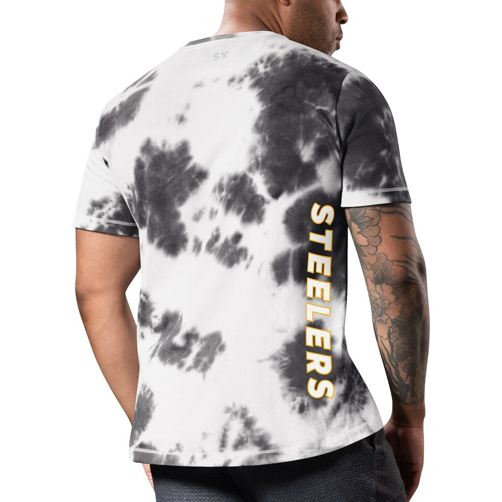 MSX by Michael Strahan Freestyle Tie-Dye T-Shirt - Pittsburgh Steelers T-shirts