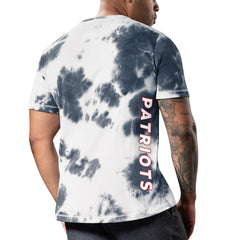 MSX by Michael Strahan Freestyle Tie-Dye T-Shirt - New England Patriots T-shirts