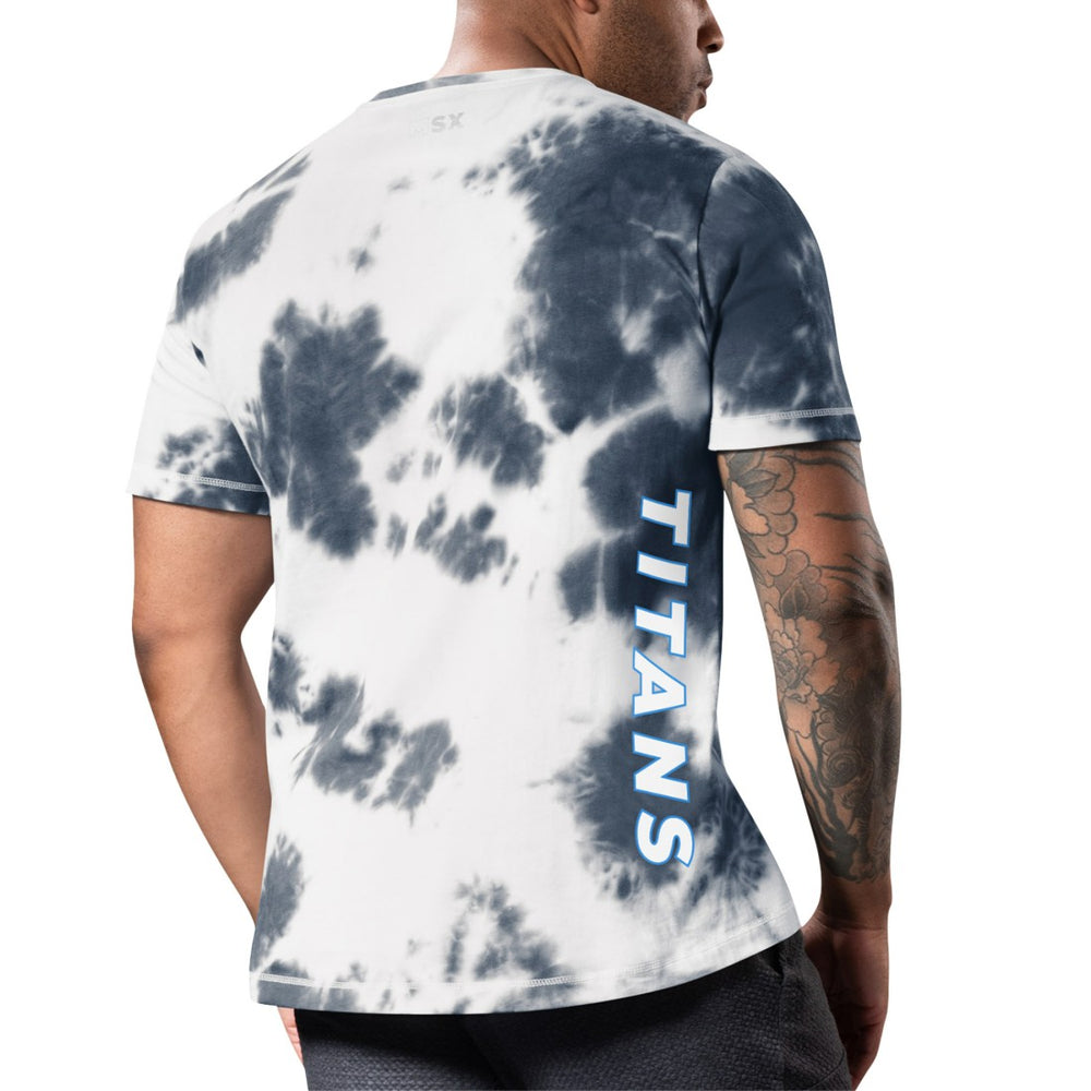 MSX by Michael Strahan Freestyle Tie-Dye T-Shirt - Tennessee Titans T-shirts